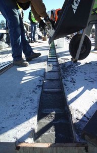 Placing UHPC in deck closure joints 